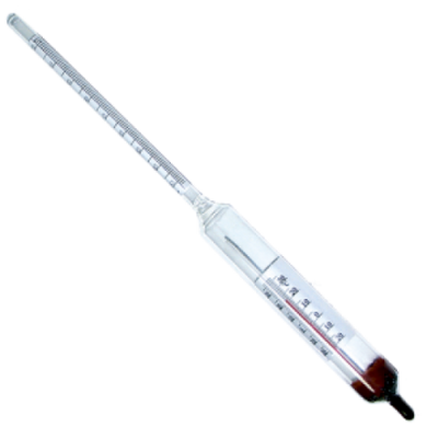 Ареометр АСП-Т (0-60%) з термометром для спирту